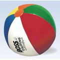 Beach Ball w/ Multi-Colored Panels (9" Inflated)